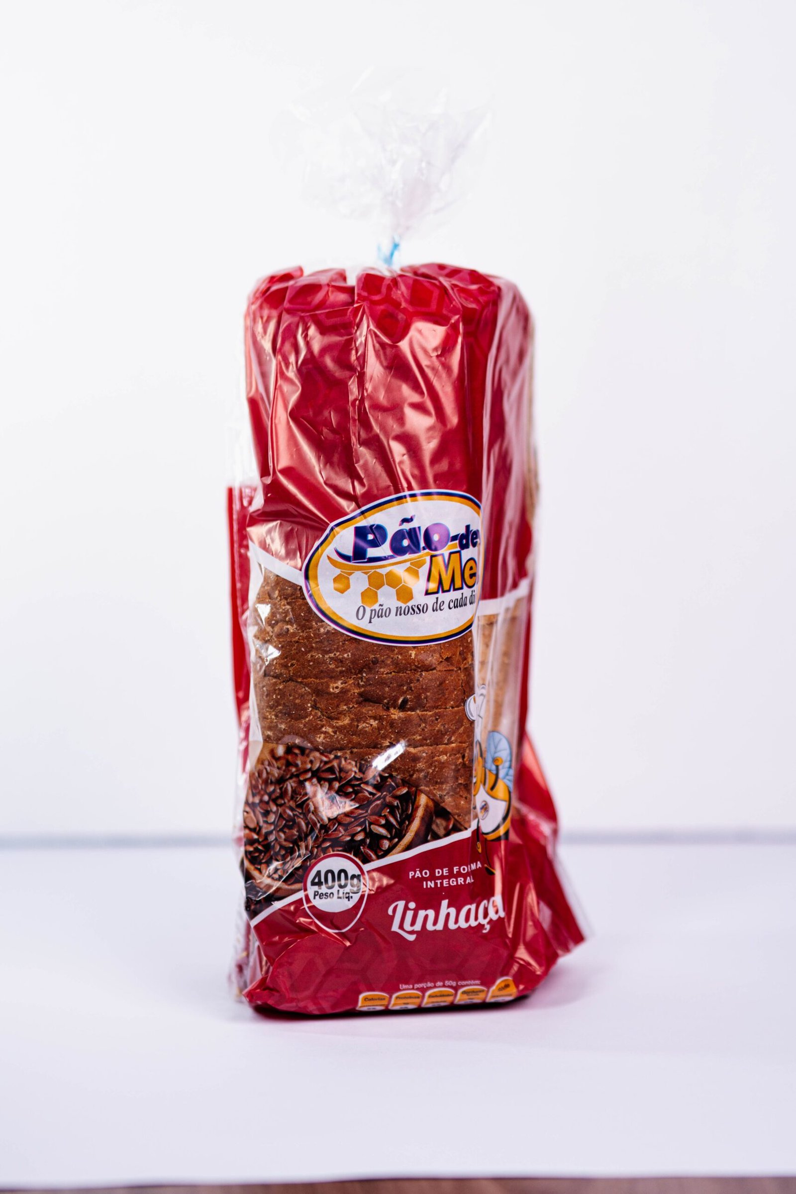 Pacote pão de forma com linhaça Pão e Mel Petrolina
