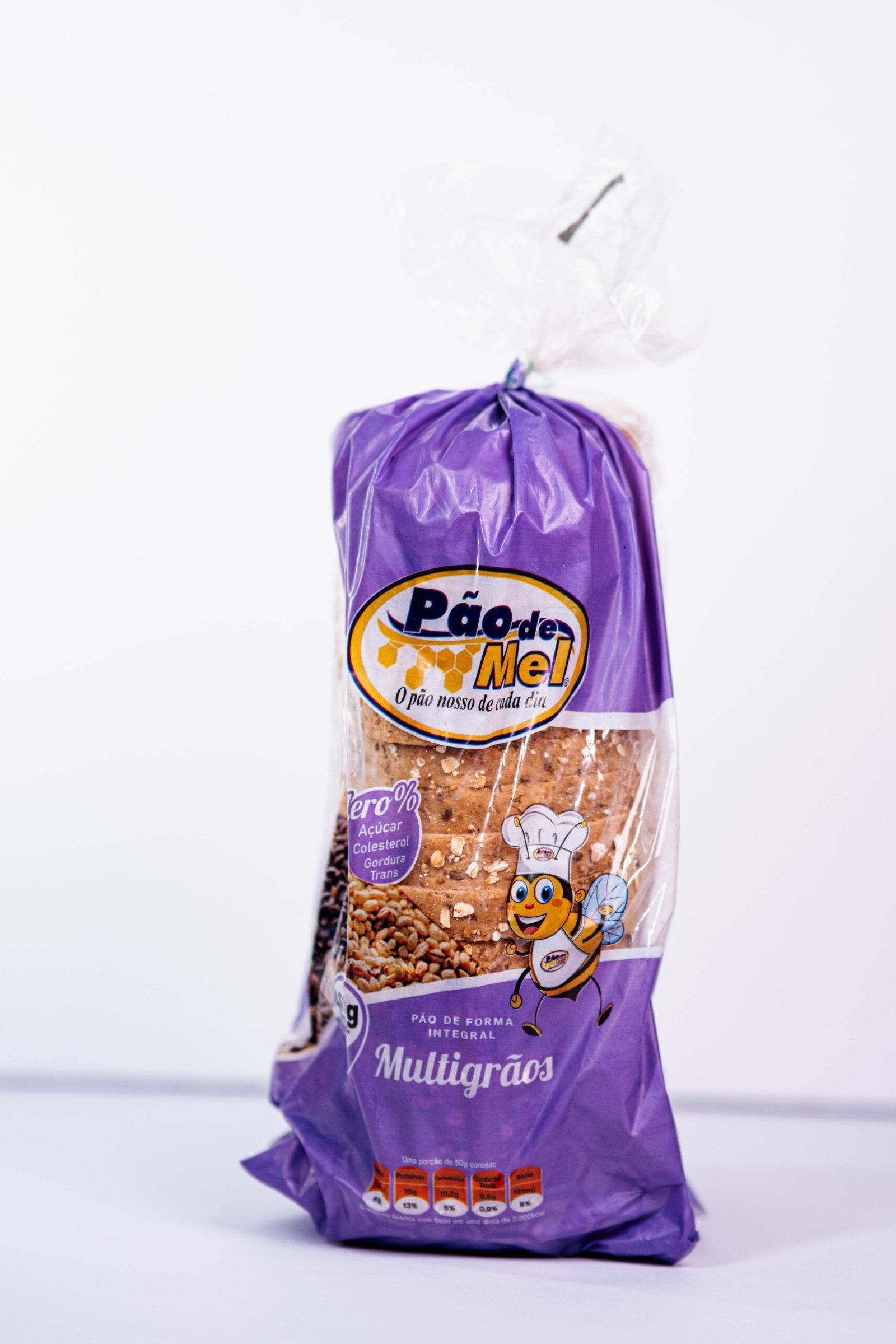 Pacote pão de forma multigrãos Pão e Mel Petrolina