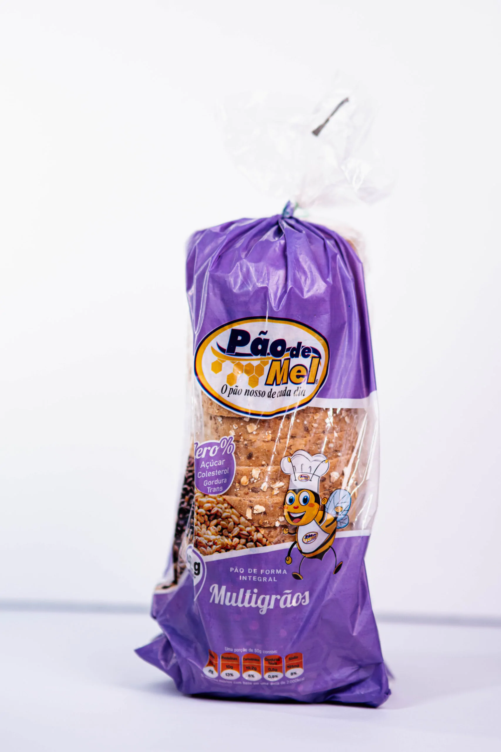 Pacote pão de forma multigrãos Pão e Mel Petrolina
